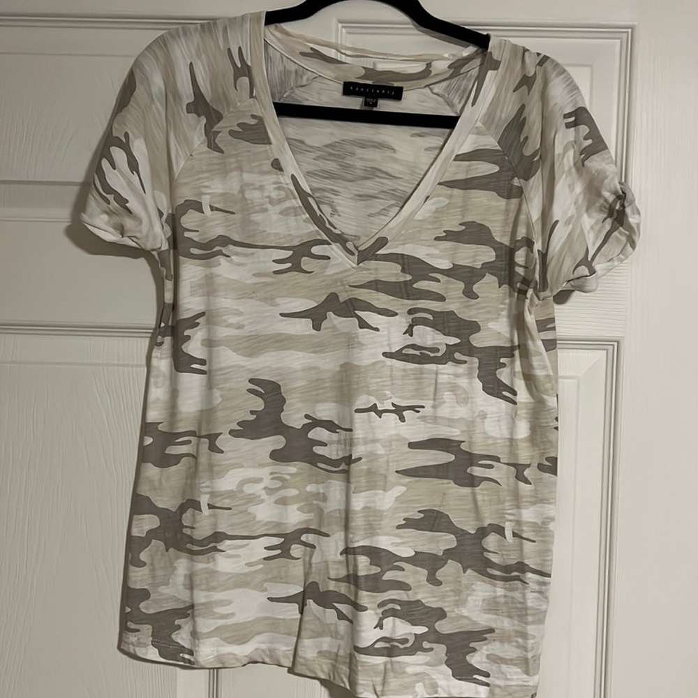 Sanctuary Camo Top